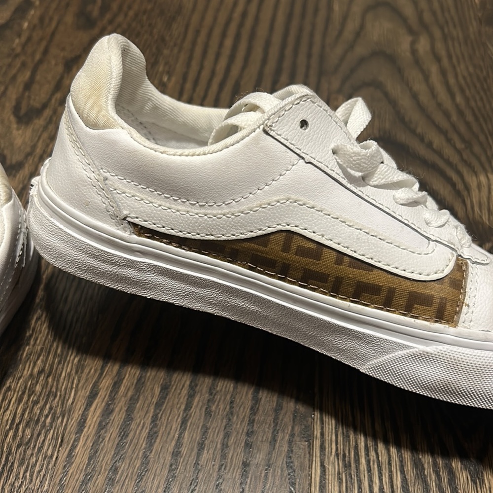 fendi vans sneakers, size 5.5, lightly worn, - Picture 3 of 6
